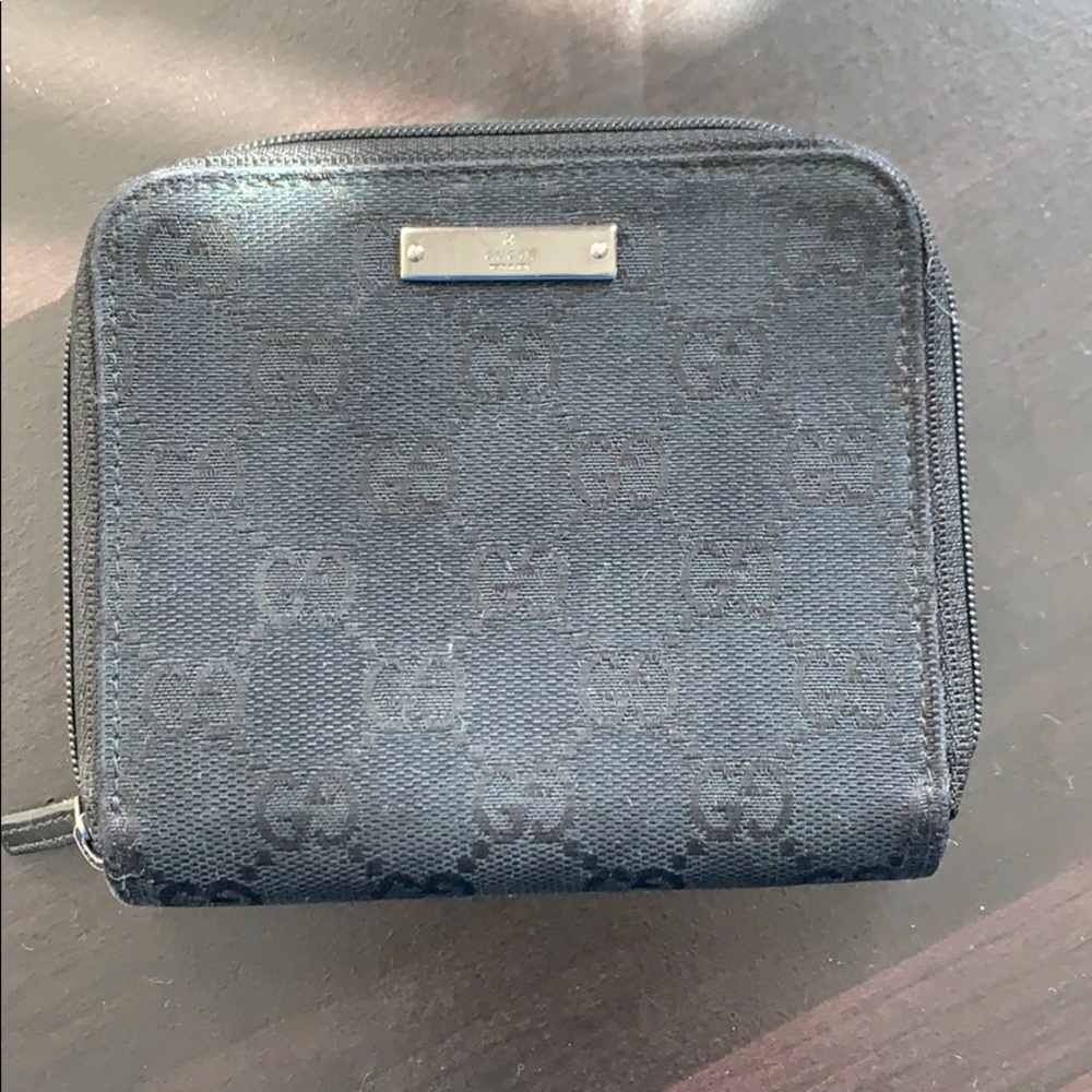 Authentic Small Black Gucci Wallet